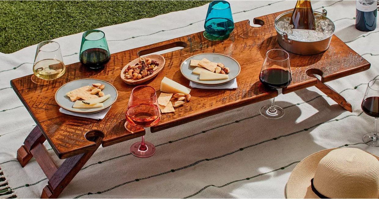 Wine Enthusiast Companies Metal Analog Clock & Reviews Perigold